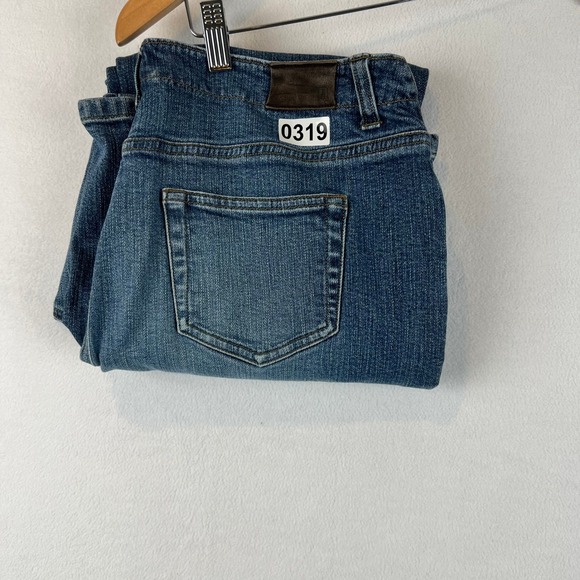 Lands End Bootcut Jeans Womens 12P Classic Waist Original Fit Denim Blue petite - Picture 11 of 11